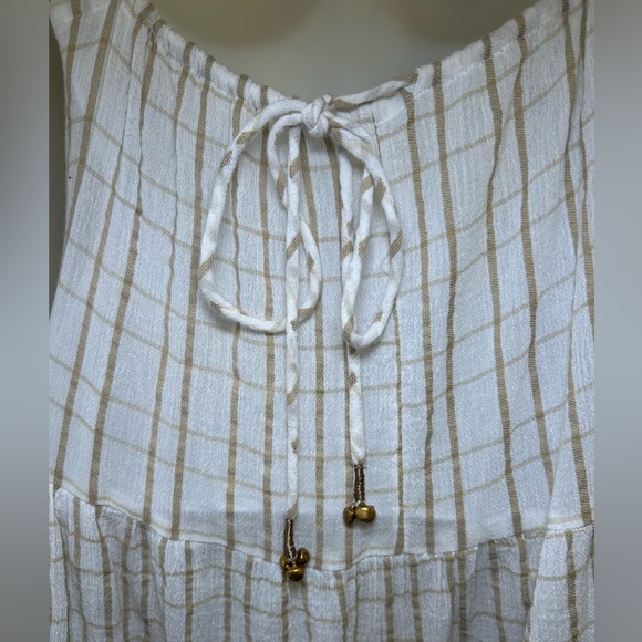 Free People Butter Yellow Maxi Dress w/ Pockets in Canvas Combo Small - Picture 7 of 11